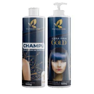 Kit Alisado Cera Fría Gold Diamond – Control Total del Frizz