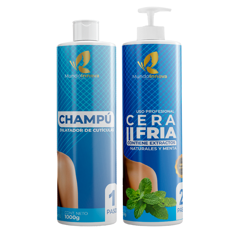 Kit Alisado Cera Fría con Menta – Liso Ligero