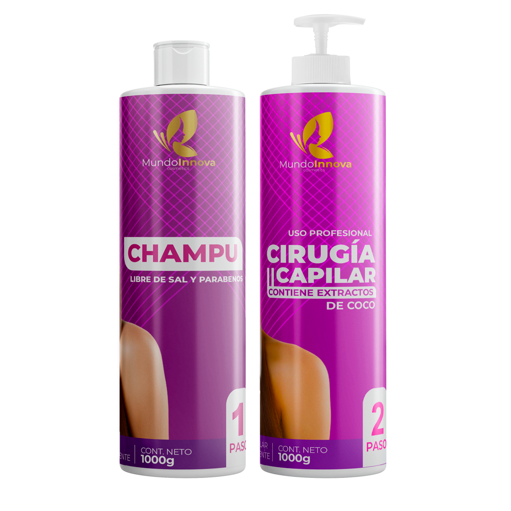 Kit Alisado Cirugía Capilar con Coco – Reparación Profunda