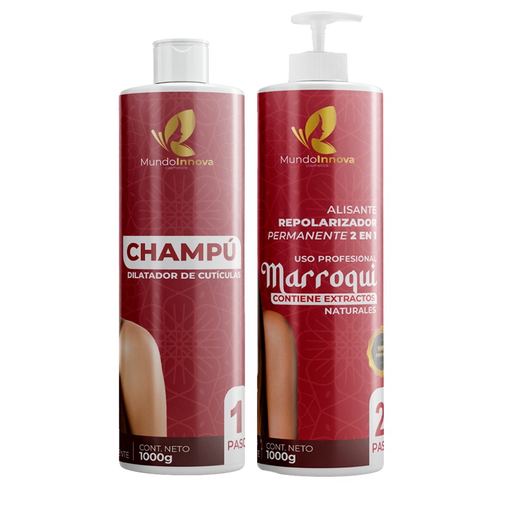 Kit Alisado Marroquí con Argán – Nutrición Profunda