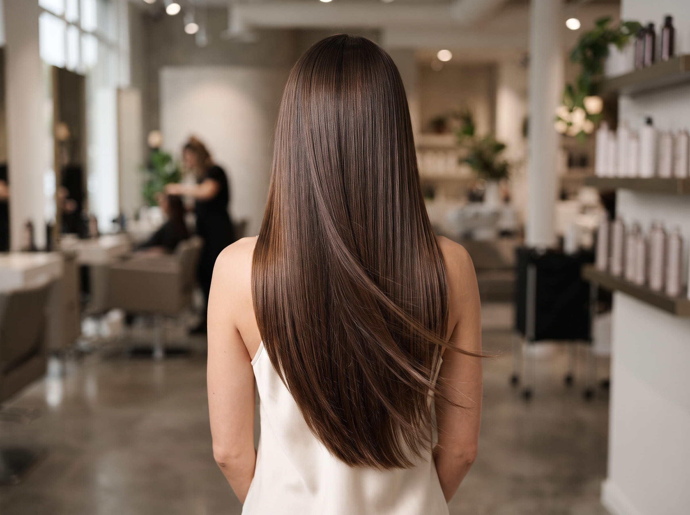 Alisado orgánico profesional para controlar frizz y volumen