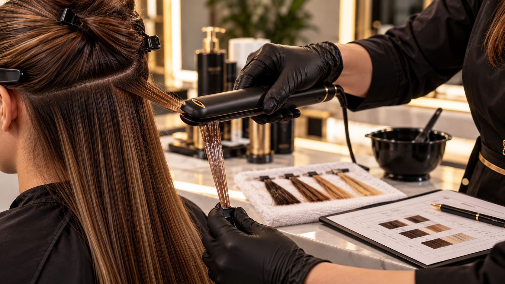 Diagnóstico capilar profesional de la fibra del cabello